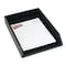 Dacasso Classic Black Leather Legal Letter Tray AG-1005 - alternate 1